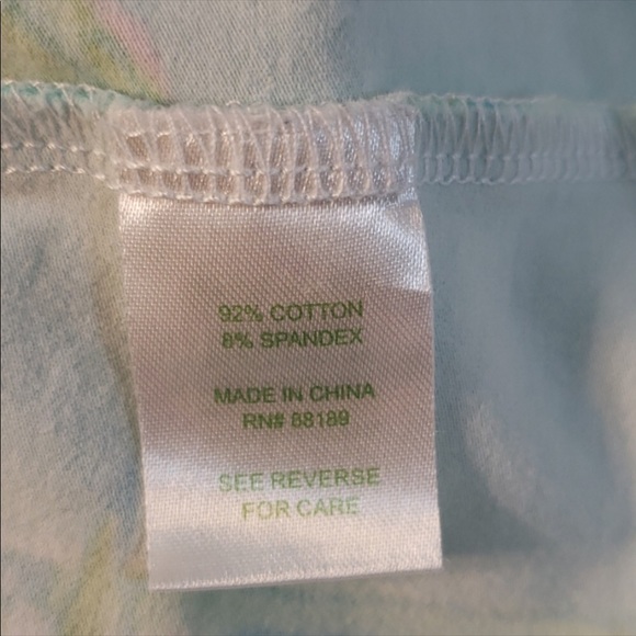 Lilly Pulitzer Green Blue Kelsea Bamboo Print Dress - Picture 8 of 8